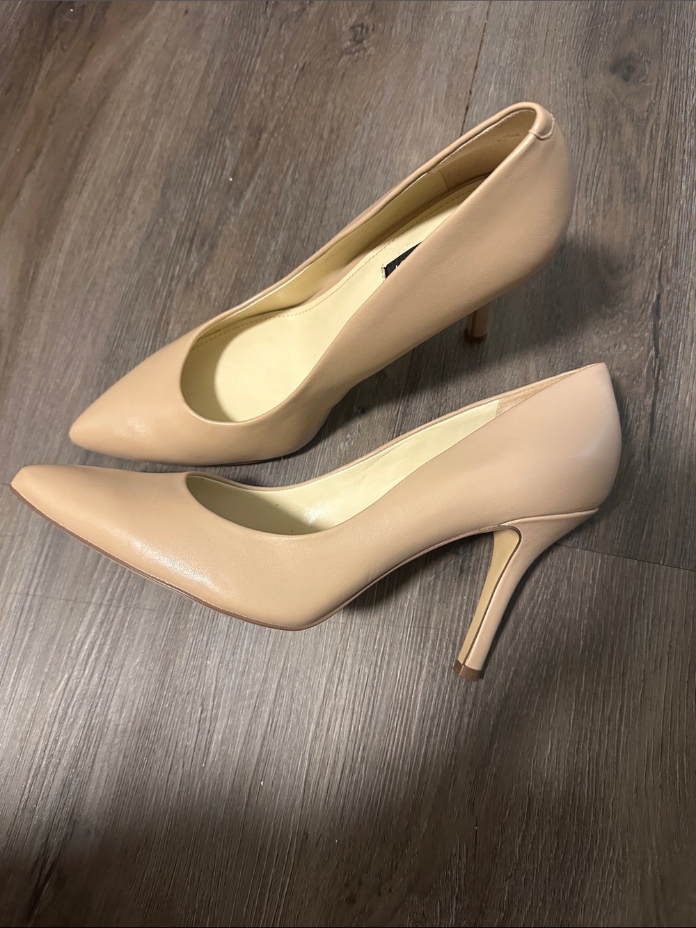 Nine West Blush Nude Pointed-Toe High Heels 9.5